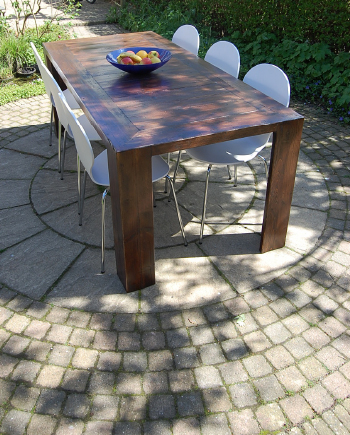 Tuintafel op maat